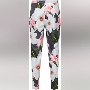 Ted Baker London Chatsworth Floral Tapered Trousers - Size 2 - NEW WITH TAGS